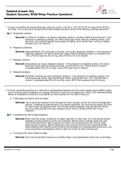 SS ATI Practice Assessment Answer Key for Acid Base Mechanical Ventilation Respiratory Failure