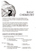 Answer Key Essentials of Anatomy and Physiology by Elaine Marieb Coloring Workbook Chapter 2- Basic Chemistry