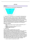 Notities les module 4 orthopedagogiek