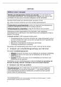 Samenvatting module 5 orthopedagogiek