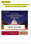 Test Bank for South-Western Federal Taxation 2025: Comprehensive, 48th Edition by (Young/Persellin) All 30 Chapters Covered and Verified, ISBN: 9780357988817