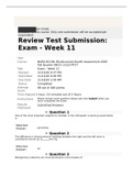 NURS 6512N-38 Week 11 Final Exam