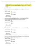 LEG 500-New version Finals-Exams part 1 and 2 Completed with Correct Answeres (Latest)