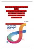 Test Bank - Clinical Nursing Skills: A Concept-Based Approach, 4th Edition (Callahan, 2025) Chapter 1-16 | All Chapters