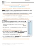 Gizmo Student Exploration: Free-Fall Laboratory, (A Grade), Questions and Answers, All Correct Study Guide, Download to Score A