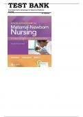 TEST BANK FOR Davis Advantage for Maternal-Newborn Nursing Critical Components of Nursing Care 4th Edition by Connie Durham, Roberta; Chapman, Linda; Miller  , ISBN: 9781719645737 || Guide A+