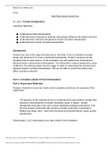 Exam (elaborations) BIOS 251 Week 2 Lab-Protein Denaturation BIOS 251 Week 2 Lab-Protein Denaturation OL Lab 2: Protein Denaturation Learning Objectives: Understand how protein denaturation. Understand how interactions between side groups influence the pr