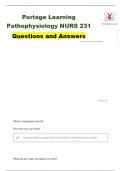 portage pathophysiology module 4 questions and answers