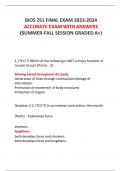 BIOS 251 FINAL EXAM 2023-2024  ACCURATE EXAM WITH ANSWERS (SUMMER-FALL SESSION GRADED A+)