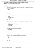 Test Bank for Basic Geriatric Nursing 7th Edition by Williams.(Chapter 06: Maintaining Fluid Balance and Meeting Nutritional Needs)