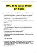 RCC 1004 Final, Study Set Exam 