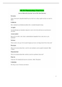 Chamberlain College of Nursing: NR293 Final Exam (Latest-2022, Version-1)/ NR 293 Final Exam / NR293 Pharmacology Final Exam / NR 293 Pharmacology Final / NR293 Pharm Final / NR 293 Pharm Final |100% Correct Answers, Already Graded “A”|