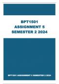 BPT1501 ASSIGNMENT 5 SEMESTER 2 ANSWERS 2024