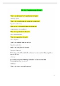 NR293 Pharmacology Exam 2 (Latest-2022) / NR 293 Pharmacology Exam 2 /NR293 Exam 2 / NR 293 Exam 2 / NR293 Pharm Exam 2 / NR 293 Pharm Exam 2: Chamberlain College of Nursing |100% Correct Answers, Already Graded “A”|