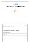  CHES HHE 370 FINAL EXAM QUESTIONS AND ANSWERS