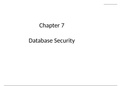 Database Security