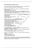 SCM 300 EXAM GUIDE 3 ASU