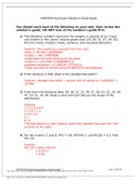 MATH534 Final Exam Solution’s Study Guide-comprehensive