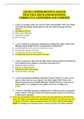 ATI RN COMPREHENSIVE ONLINE PRACTICE 2019 B (150) QUESTIONS CORRECTLY ANSWERED AND VERIFIED