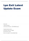 Lpn Exit Latest Update Exam