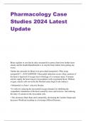 Pharmacology Case Studies 2024 Latest Update