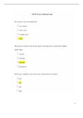 Chamberlain College of Nursing: NR507 Midterm Exam (Latest-2022, Version-5) / NR 507 Midterm Exam / NR507 Week 4 Midterm Exam / NR 507 Week 4 Midterm Exam: Advanced Pathophysiology |100% Correct Answers, Already Graded “A”|