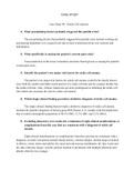 Case HCR 240 Case Study 89 - Sickle Cell Anemia. HCR 240 Case Study 89 - Sickle Cell Anemia/HCR 240 Case Study 89 - Sickle Cell Anemia.