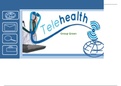 Exam (elaborations) NURS 360 (NURS360) Technology Presentation; What is Telehealth: Spring Session