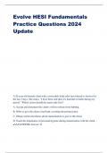 Evolve HESI Fundamentals Practice Questions 2024 Update