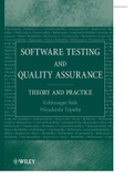 Software Testing and Quality Assurance