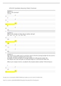 MTH 216T Quantitative Reasoning II Week 5 Final Exam- University of Phoenix