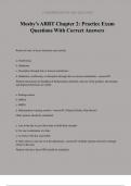 Mosby's ARRT Chapter 2: Practice Exam Questions With Correct Answers