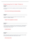 Portage Learning Chem 210 - Module 7 Problem Set