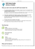 GED Study Guide SOCIAL STUDIES