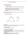 samenvatting sociologie DEELEXAMEN