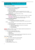 SUMMARISED ATI PROCTOR OB MATERNAL NEWBORN ATI EXAM STUDY  GUIDE NOTES