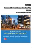 TEST BANK for Business and Society 17th Edition by Lawrence & Weber, ISBN: 9781265079246, All 19 Chapters Covered, Verified Latest Edition