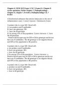 University Of Florida -Chapter 6, NUR 3125 Exam 1 Ch 7, Exam #1: Chapter 8 review questions, Patho Chapter 7, Pathophysiology - Chapter 6, chapter 7, 8-evolve, Pathophysiology Ch. 7 Evolve