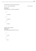 SOLVED SCIN 138 Week 1 Exam- Questions and Answers( Complete Solution Rated A)