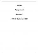 IOP2601 Assignment 3 Semester 2 Due 23 September 2024