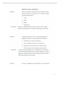 NR509 Week 4 Advanced Physical Assessment Quiz (2 Versions, Latest-2022) / NR509 Advanced Physical Assessment Quiz 4 / NR509 Week 4 Quiz / NR 509 Week 4 Quiz: Chamberlain College of Nursing |Verified and 100% Correct Q & A|