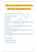 ASE G1 Exam Questions and Answers 100% Pass | Guaranteed Success