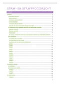 samenvatting strafrecht en strafprocesrecht