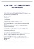 CANFITPRO PREP EXAM 2024 with  correct answers Improving cardio efficiency requires more then 20 mins of elevated ♥️ rate. In FITT what does time refer to? - CORRECT ANSWERThe duration, the length of time  that a training stimulus is applied without rest.