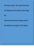 Art and Science of Advanced Practice Nursing.