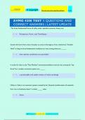 AVMG 4200 TEST 1 QUESTIONS AND  CORRECT ANSWERS | LATEST UPDATE