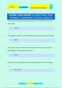 AVMG 4200 EXAM 2 QUESTIONS AND  CORRECT ANSWERS | LATEST UPDATE