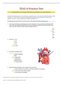 TEAS VI Practice Test solved 