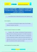 EGAN CHAPTER 1, EGAN'S CHAPTER2 QUESTIONS AND CORRECT ANSWERS |  LATEST UPDATE