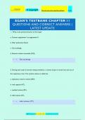 EGAN'S TESTBANK CHAPTER 11  QUESTIONS AND CORRECT ANSWERS |  LATEST UPDATE